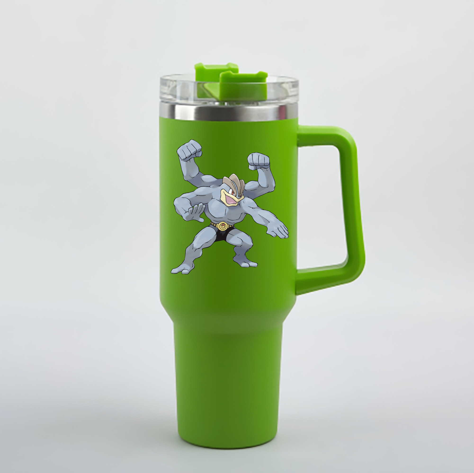 （画像用） ポケットモンスター Pokémon 1200mL車用タンブラー - クリスタルステッカー（プラスチックストロー付き）